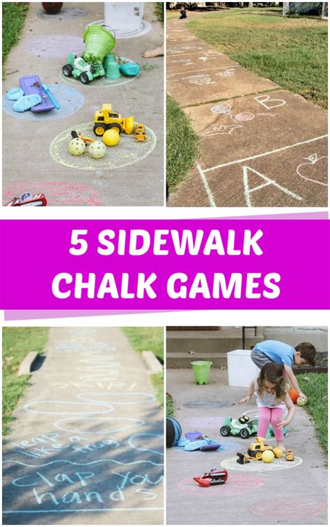 5 of the Best Sidewalk Chalk Games .